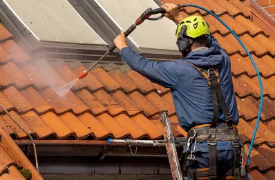 Démoussage et hydrofuge de toiture à Puycornet